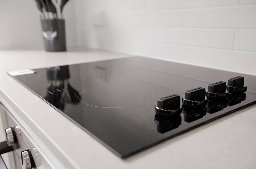 Granny flat kitchen cooktop detail